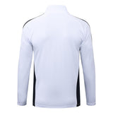 Survetement Real Madrid Veste Homme/Enfant  2025 2026 Blanc Noir 4