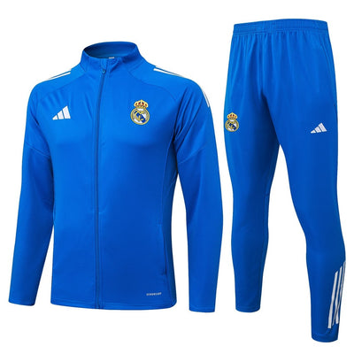 Survetement Real Madrid Veste Homme/Enfant  2025 2026 Bleu Clair