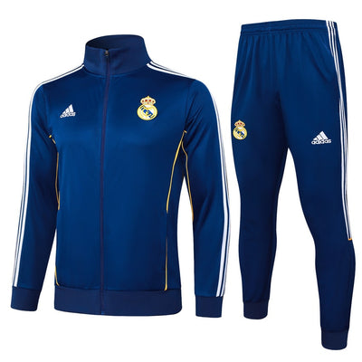 Survetement Real Madrid Veste Homme/Enfant 2025 2026 Bleu Sombre