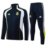 Survetement Real Madrid Veste Homme/Enfant  2025 2026 Noir Blanc 1