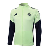 Survetement Real Madrid Veste Homme/Enfant 2025 2026 Vert Clair 2