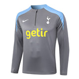 Survetement Tottenham Training Homme/Enfant 2024 2025 Gris | Foot Sport 2