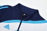 Veste Real Madrid Training Homme 2009 2010 Bleu 4
