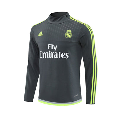 Veste Real Madrid Training Homme 2015 2016 Gris Foncé