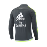 Veste Real Madrid Training Homme 2015 2016 Gris Foncé 3