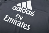 Veste Real Madrid Training Homme 2015 2016 Gris Foncé 5