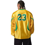 Maillot Bresil Gardien Coupe du Monde Manches Longues Homme 2026 Jaune 2