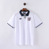 Maillot Angleterre Retro Vintage 1990 Domicile Homme 1