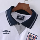 Maillot Angleterre Retro Vintage 1990 Domicile Homme 3