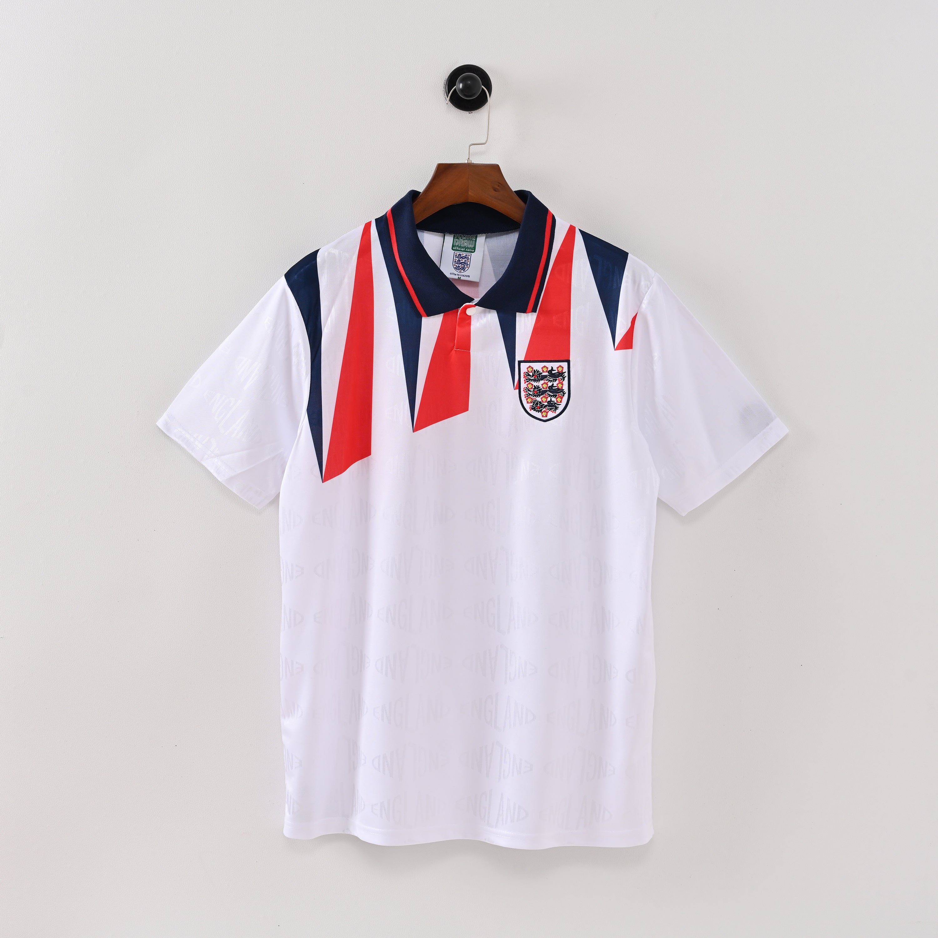 Maillot Angleterre Retro Vintage 1992 Domicile Homme