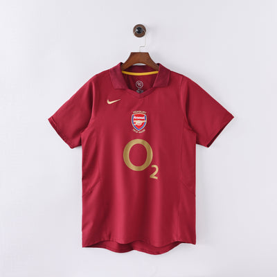 Maillot Arsenal Retro Vintage 2005-2006 Domicile Homme