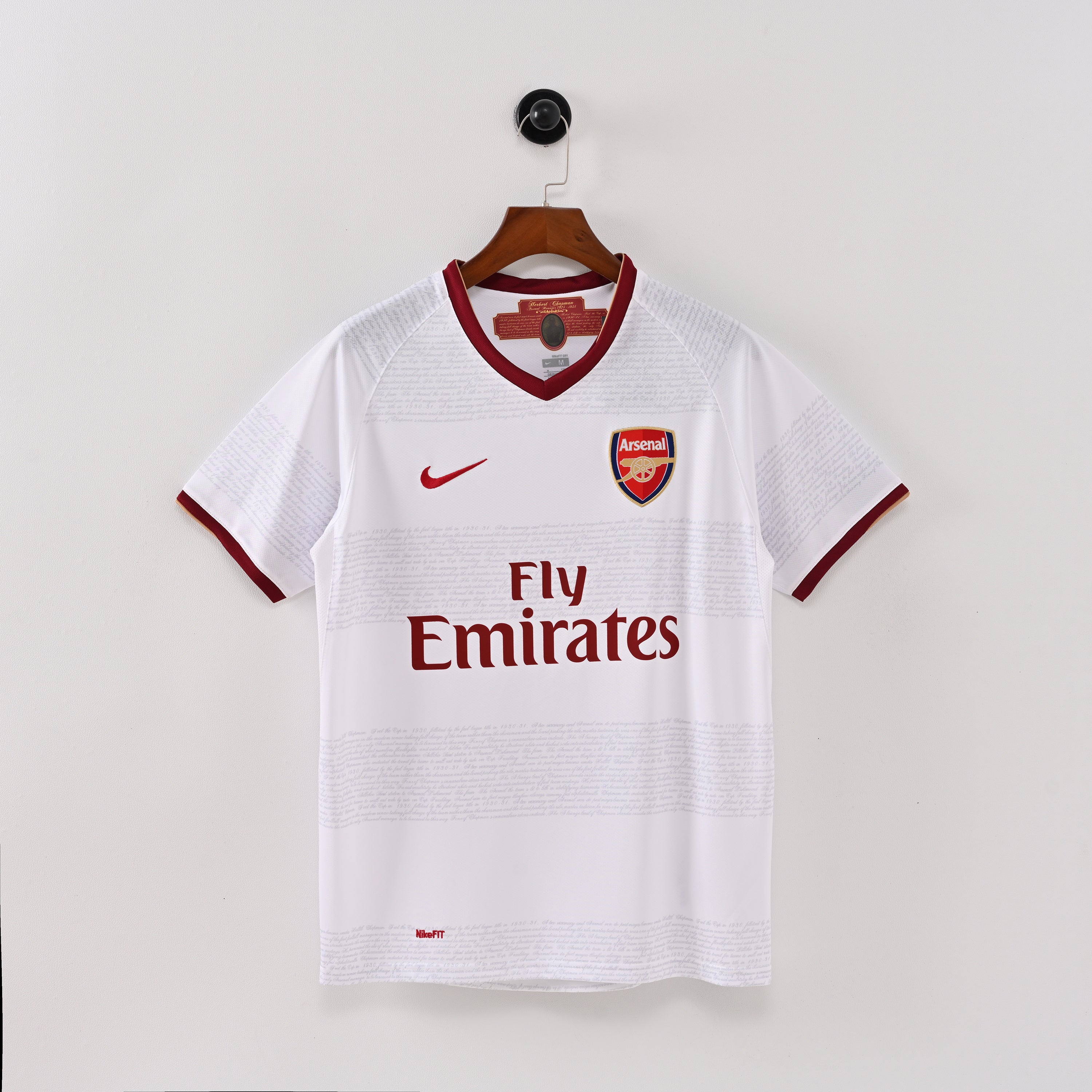 Maillot Arsenal Retro Vintage 2007-2008 Exterieur Homme