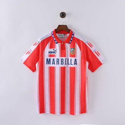 Maillot Atletico Madrid Retro Vintage 1994-1995 Domicile Homme