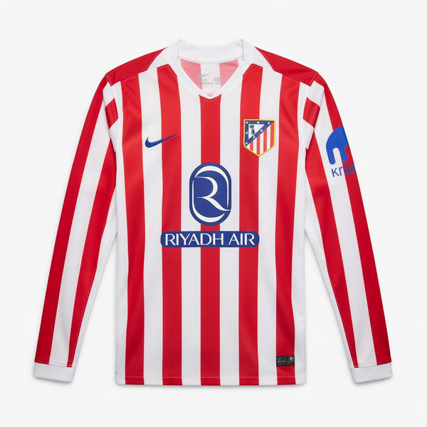 Maillot Atletico Madrid Manches Longues Domicile Homme 2025 2026
