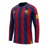 Maillot Barcelone Manches Longues 2006 Ronaldinho Domicile Vintage Homme 1