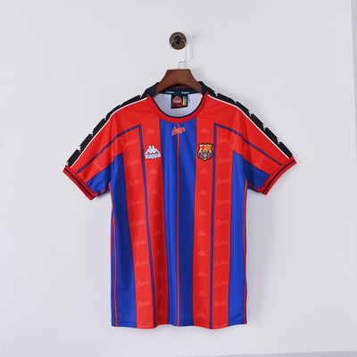 Maillot Barcelone Retro Vintage 1997-1998 Domicile Homme | Foot Sport