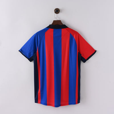 Maillot Barcelone Retro Vintage 2001-2002 Domicile Homme