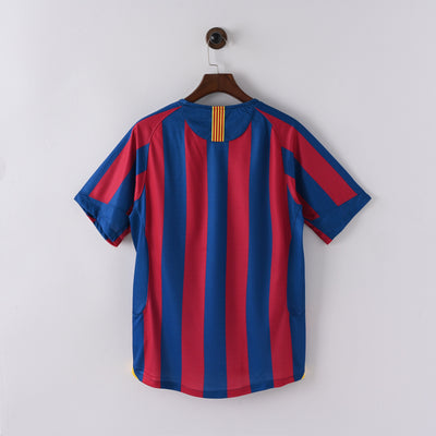 Maillot Barcelone Retro Vintage 2005-2006 Domicile Homme