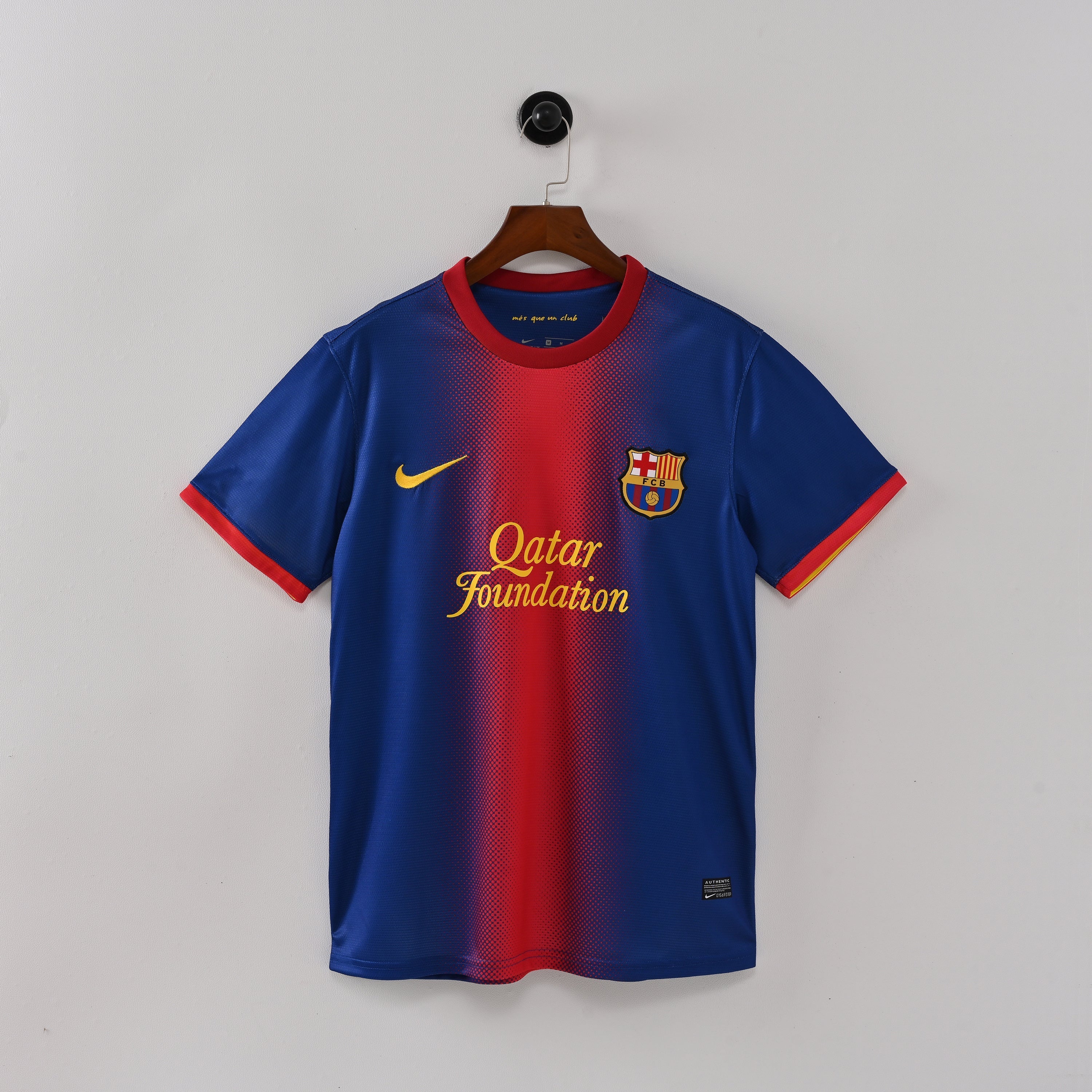 Maillot Barcelone Retro Vintage 2012-2013 Domicile Homme