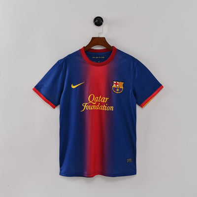 Maillot Barcelone Retro Vintage 2012-2013 Domicile Homme