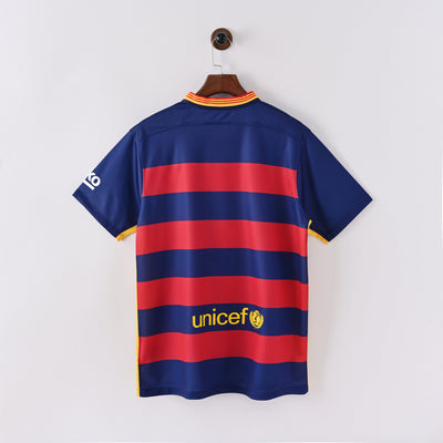 Maillot Barcelone Retro Vintage 2015-2016 Domicile Homme