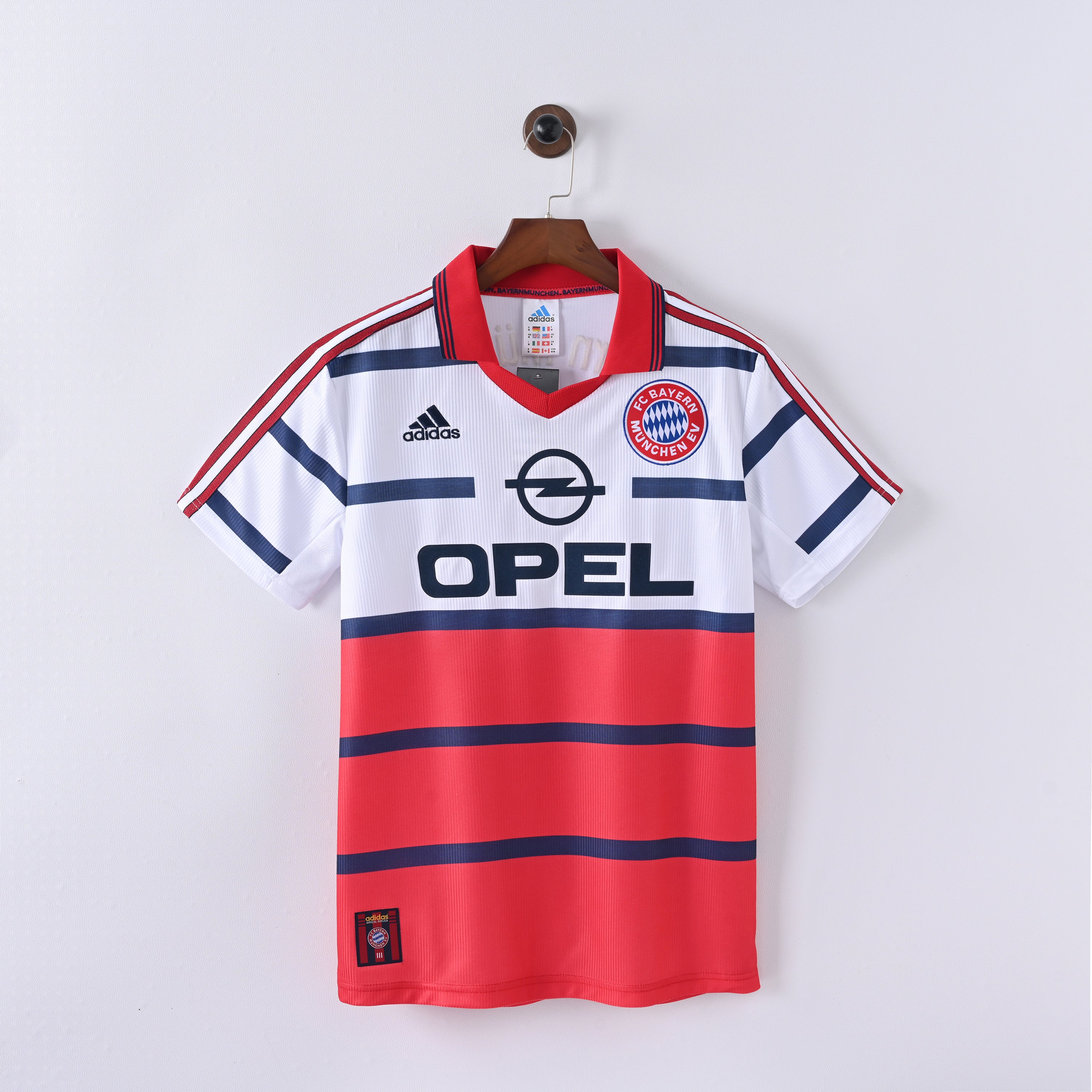 Maillot Bayern Munich Retro Vintage 1998-2000 Exterieur Homme