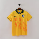 Maillot Bresil Retro Vintage 1994 Domicile Coupe du Monde Homme 1