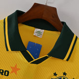 Maillot Bresil Retro Vintage 1994 Domicile Coupe du Monde Homme 4