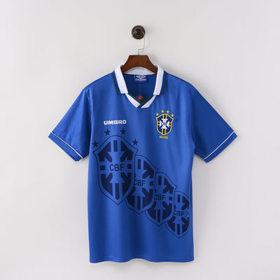 Maillot Bresil Retro Vintage 1995-1997 4 Etoile Exterieur Homme
