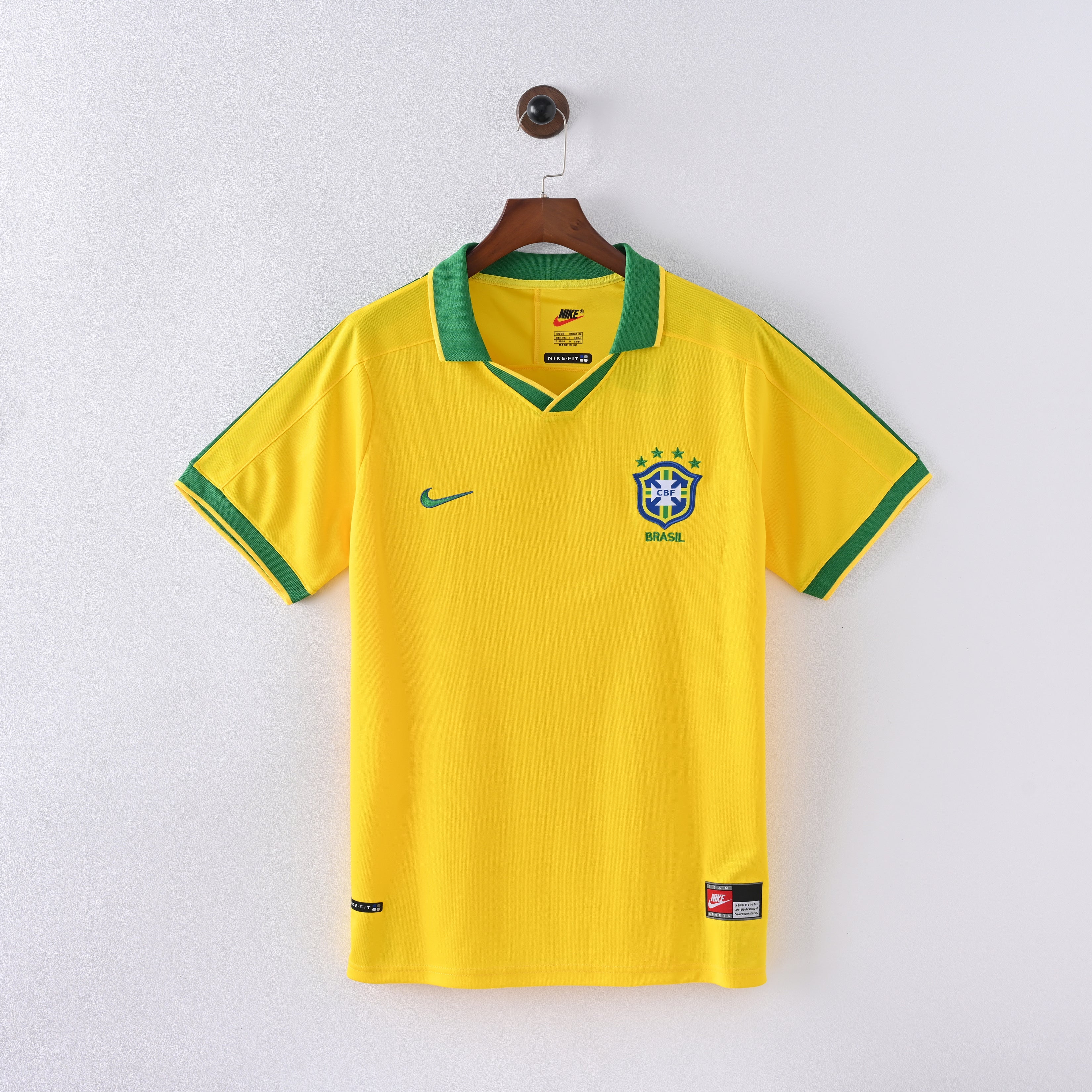Maillot Bresil Retro Vintage 1997 Domicile Homme | Foot Sport