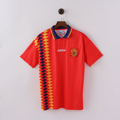 Maillot Espagne Retro Vintage 1994 Domicile Homme