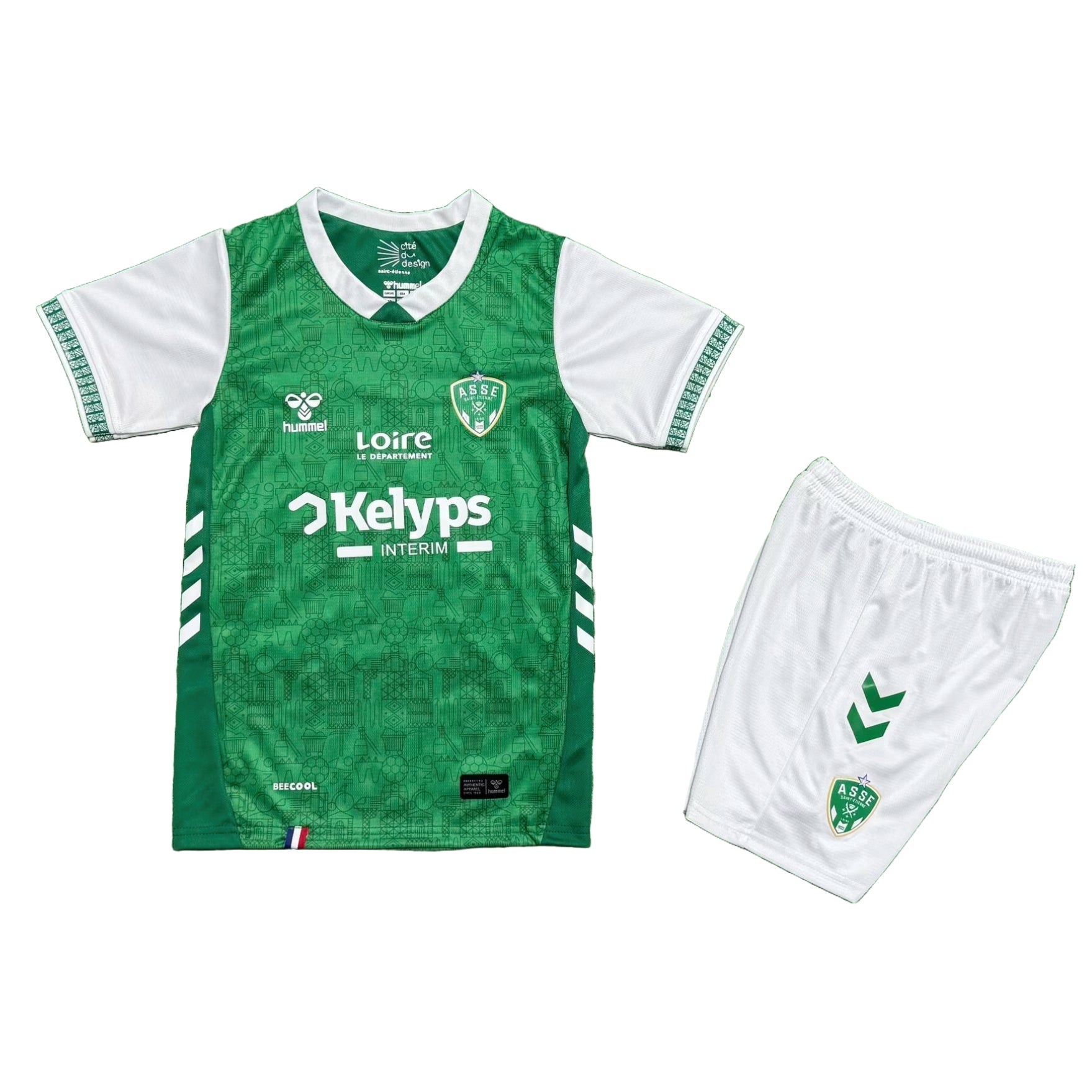 Maillot Saint Etienne Domicile Kit Enfant 2025 2026 Vert | Foot Sport