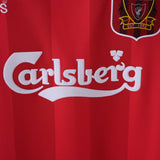Maillot Liverpool Retro Vintage 1995-1996 Domicile Homme 3