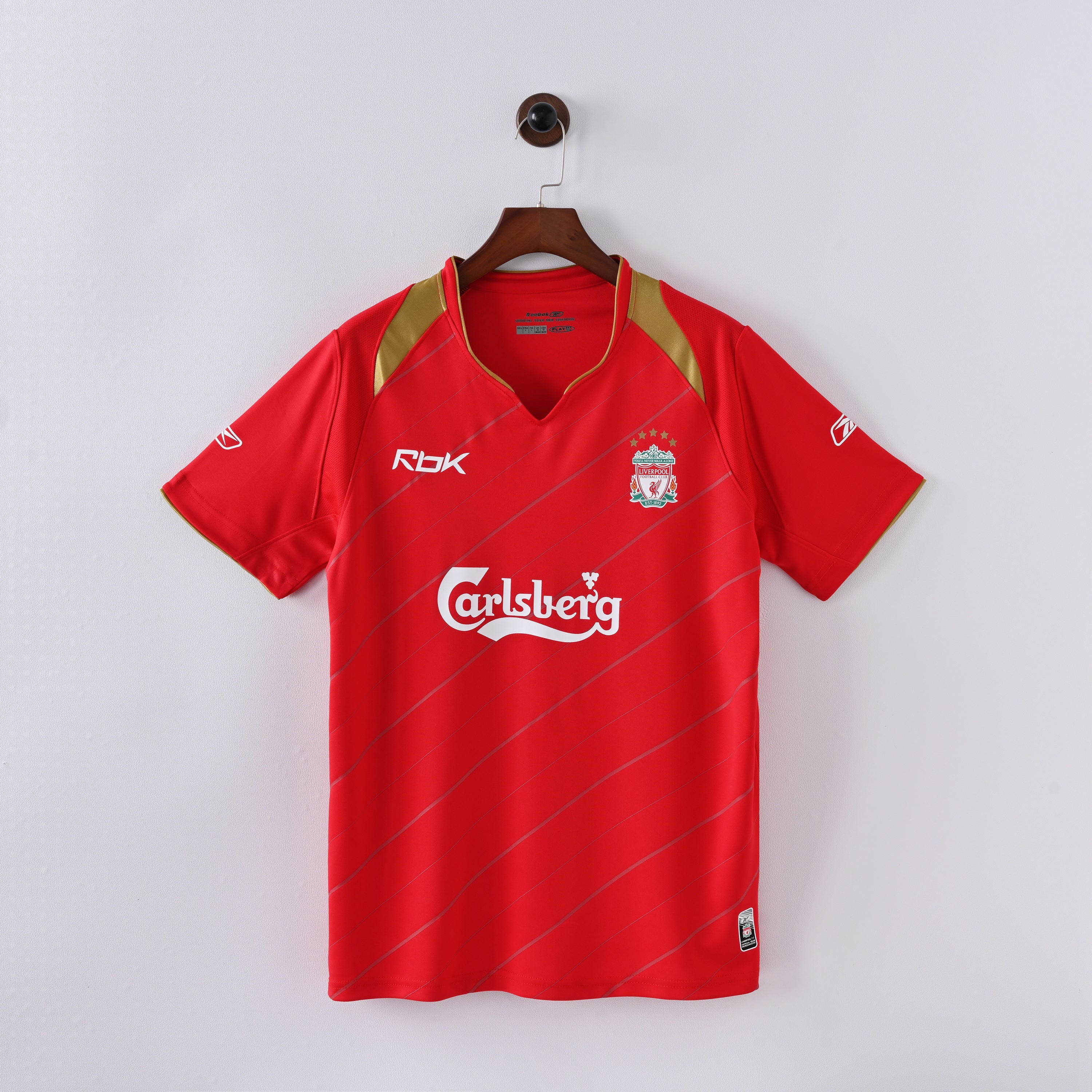 Maillot Liverpool Retro Vintage 2005-2006 Domicile Homme