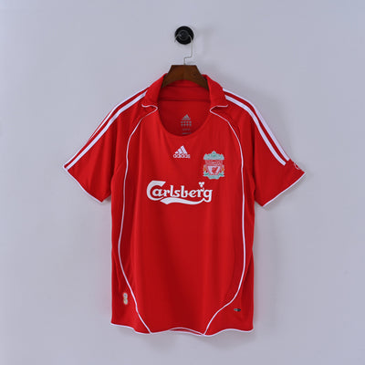 Maillot Liverpool Retro Vintage 2006-2007 Domicile Homme