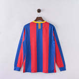 Maillot Barcelone Manches Longues 2010-2011 Domicile Vintage Homme 2