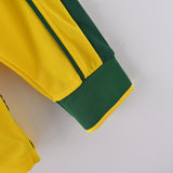 Maillot Bresil Retro Vintage Manches Longues 1998 Domicile Homme | Foot Sport 4