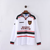 Maillot Manchester United Retro Vintage Manches Longues 1998-1999 Exterieur Homme 1