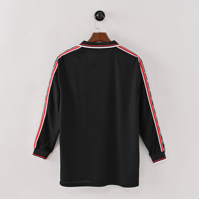 Maillot Manchester United Manches Longues Retro Vintage 1998-1999 Third Homme