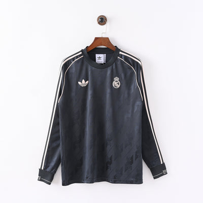 Maillot Real Madrid Manches Longues Retro Vintage 2024-2025 Third Lifestyler Homme