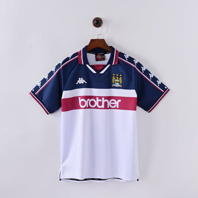 Maillot Manchester City Retro Vintage 1997-1998 Exterieur Homme