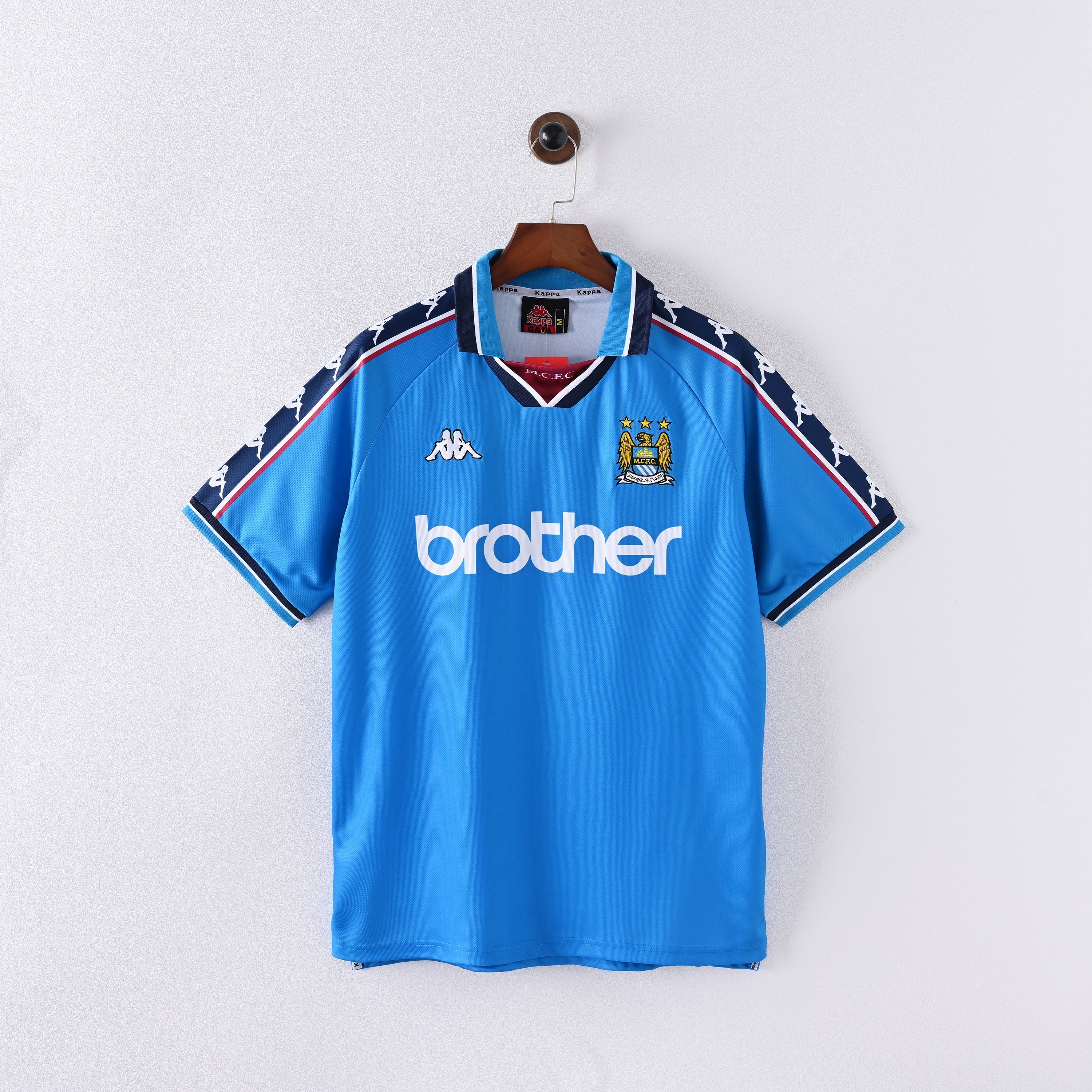 Maillot Manchester City Retro Vintage 1997-1999 Domicile Homme