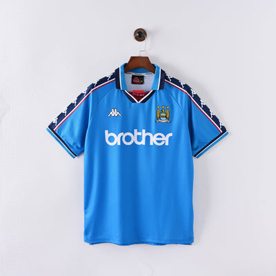 Maillot Manchester City Retro Vintage 1997-1999 Domicile Homme