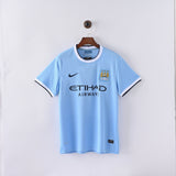 Maillot Manchester City Retro Vintage 2013-2014 Domicile Homme 1