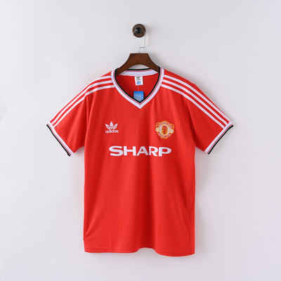 Maillot Manchester United Retro Vintage 1983-1984 Domicile Homme