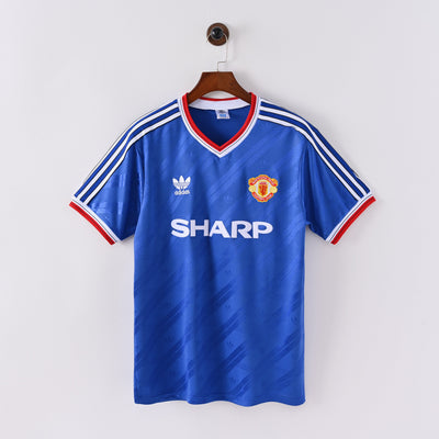 Maillot Vintage Manchester United Retro Vintage 1986 Exterieur Homme