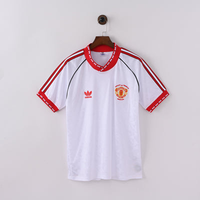 Maillot Vintage Manchester United Retro Vintage 1990-1991 Europe Coupe Winners Exterieur Homme