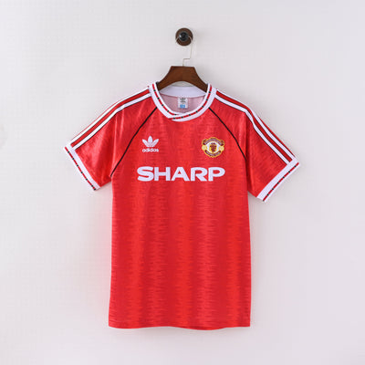 Maillot Manchester United Retro Vintage 1991-1992 Domicile Homme
