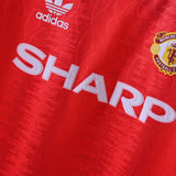 Maillot Manchester United Retro Vintage 1991-1992 Domicile Homme 4