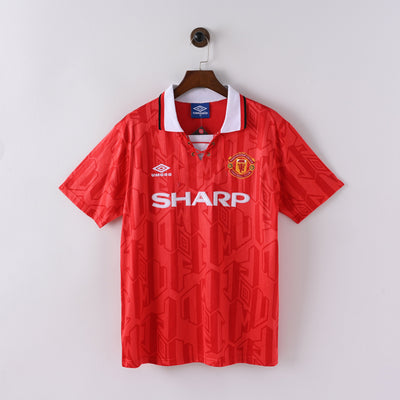 Maillot Manchester United Retro Vintage 1993-1994 Domicile Homme